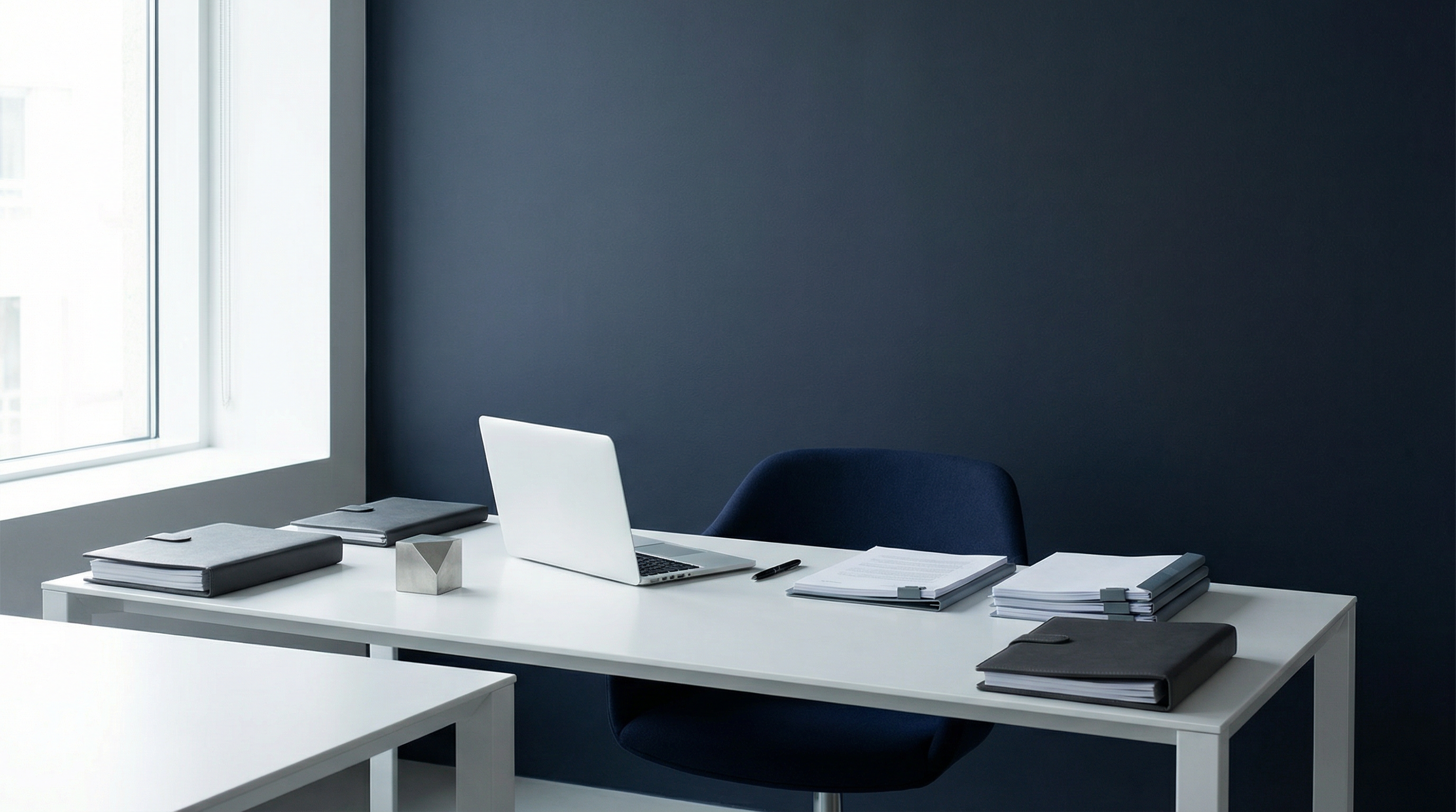 Escritório executivo minimalista